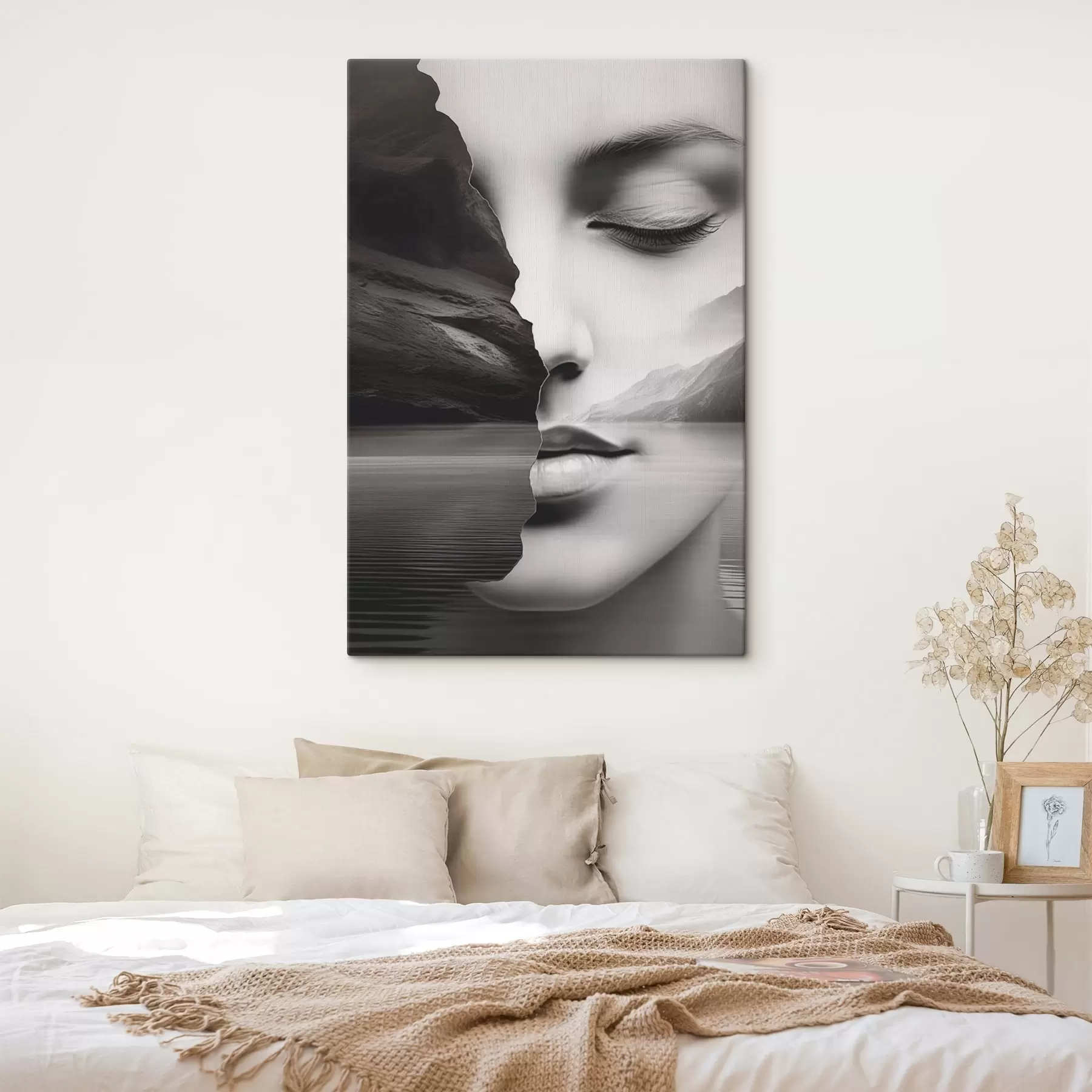 fototapet Suprarealism alb-negru s42953