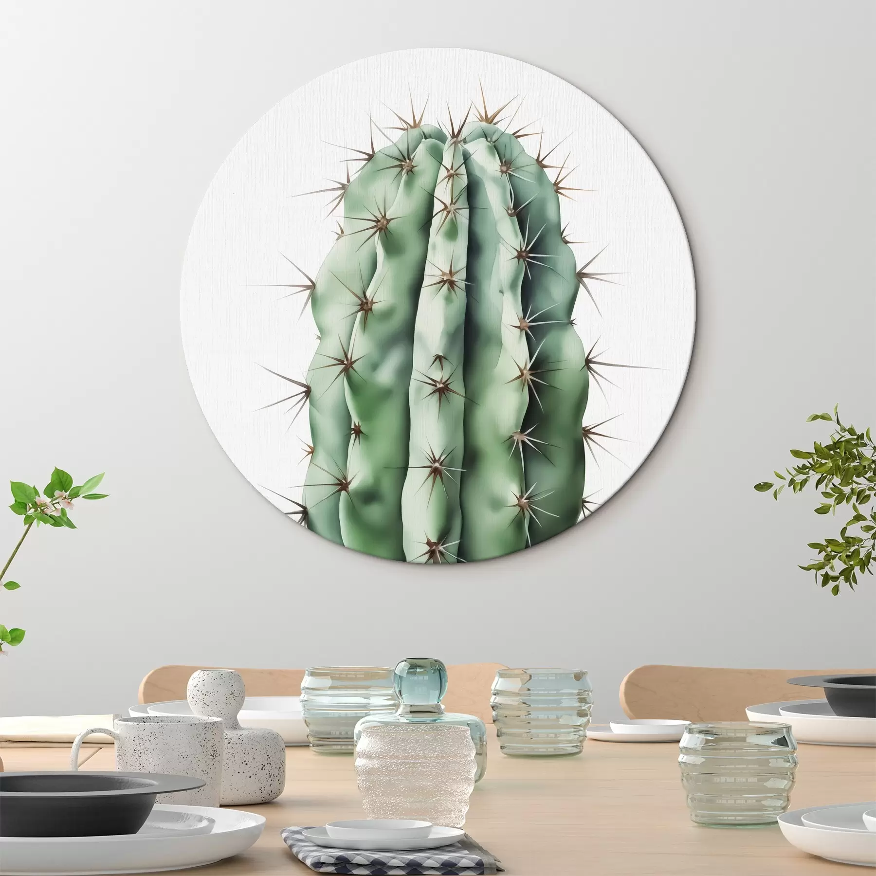 Tablouri Cactus imitație acuarelă r42961