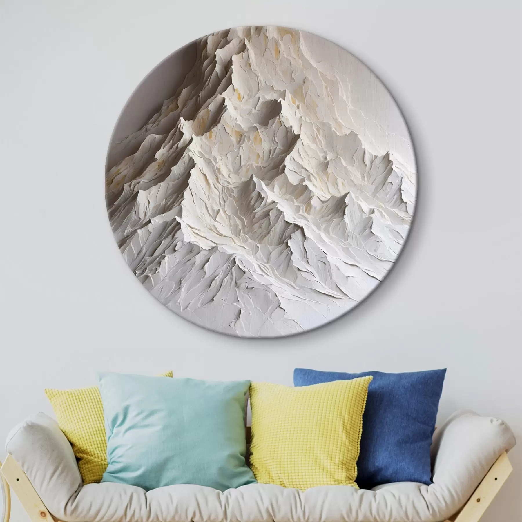 Tablouri Munte de zăpadă în stil pictură în ulei r42760