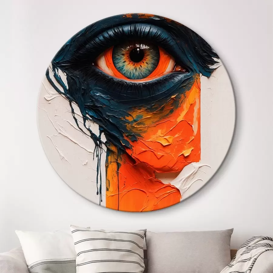 Tablouri Ochiul femeii în stil pictură în ulei r42763