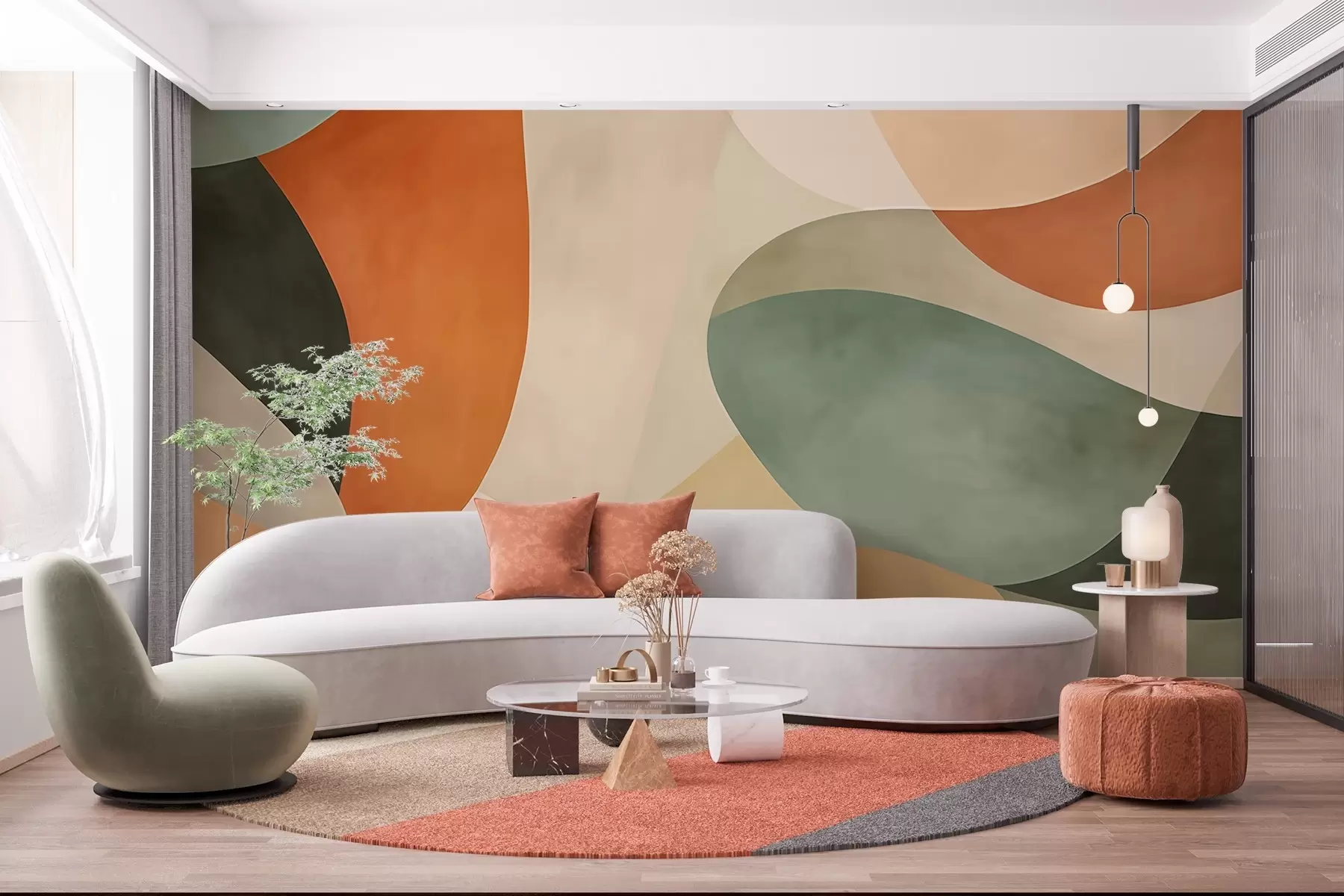 fototapet Compoziție abstractă w03094