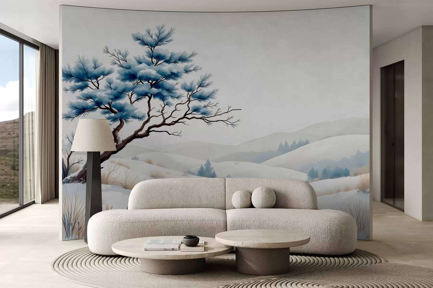 fototapet Peisaj pictat w03194