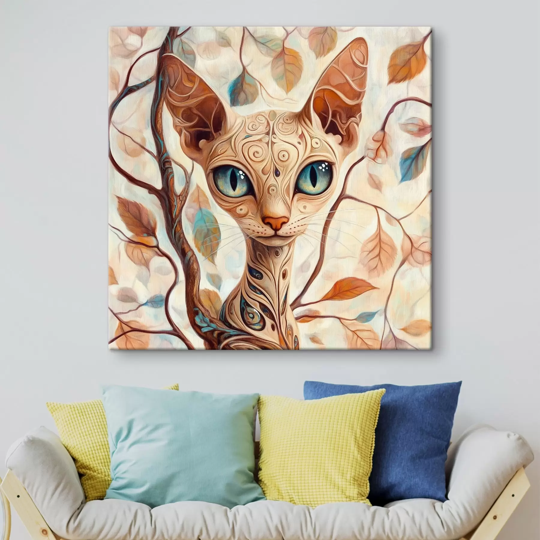 fototapet Pisoi și crengi de copac s42988