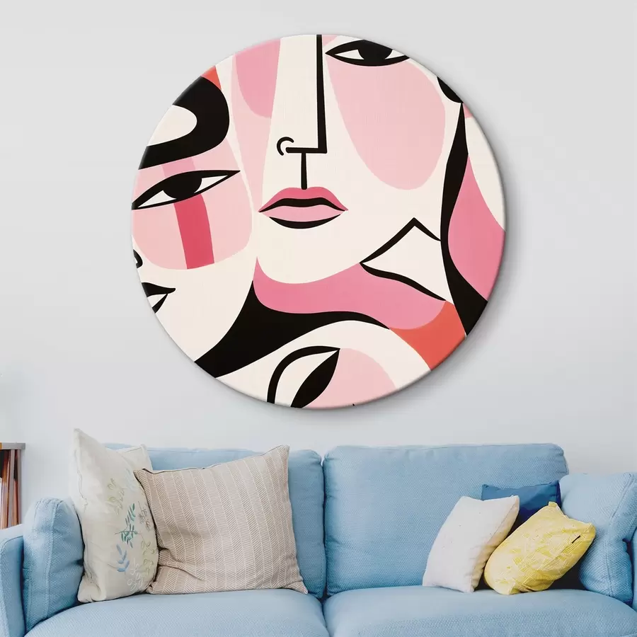 Tablouri Abstract, Oameni, Față r43031