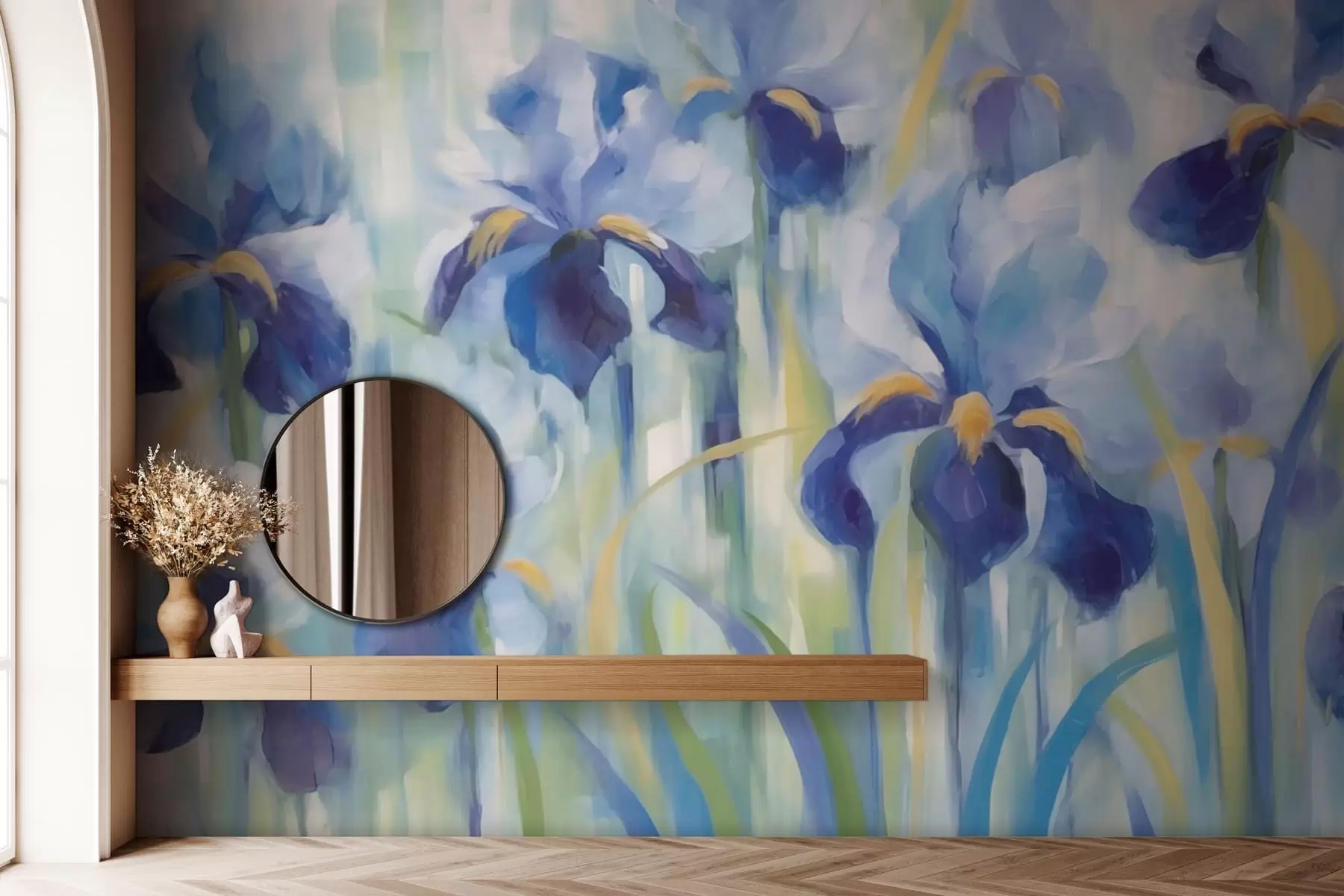 fototapet Flori de iris w03230