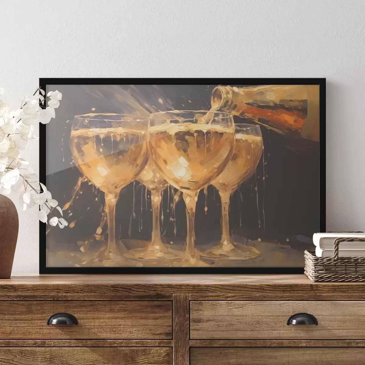 Poster Pahare de șampanie f43021