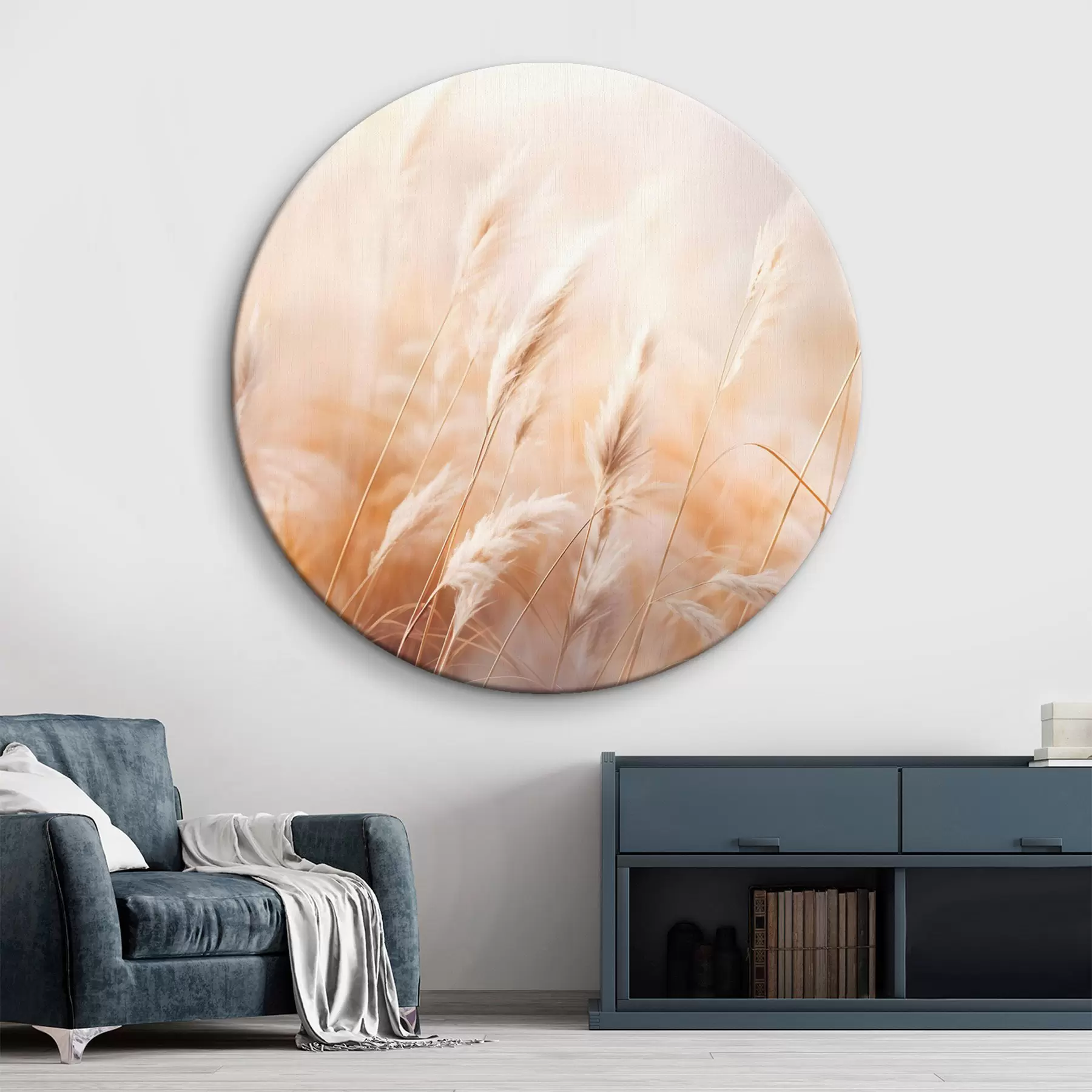 Tablouri Pampas iarbă cu o lumină moale, difuză, creând un cald, fundalul este un amestec de culori pastelate r43157