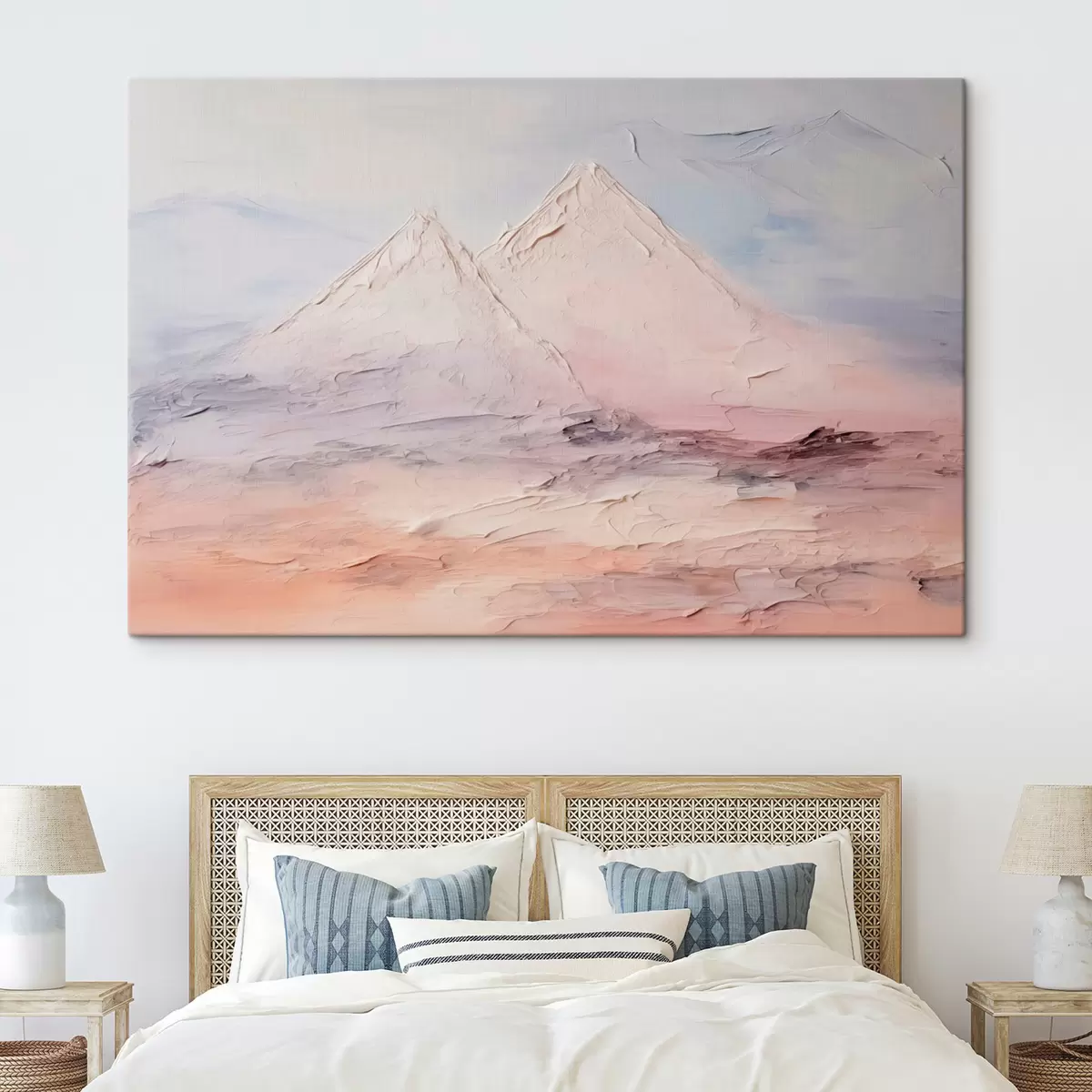 Tablouri Pictură minimalistă de imitație a munților s43200