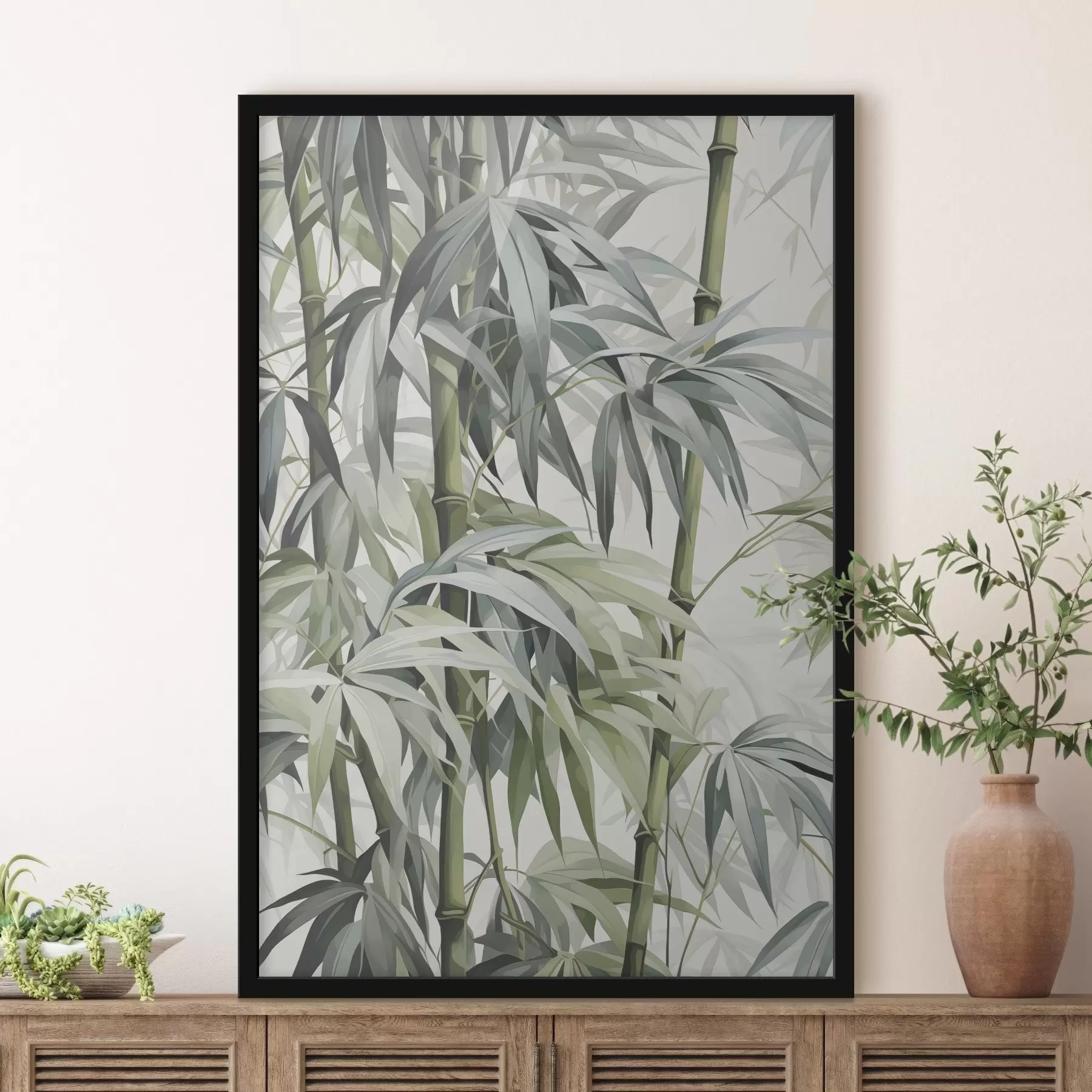 Tablouri Frunze de bambus f43195