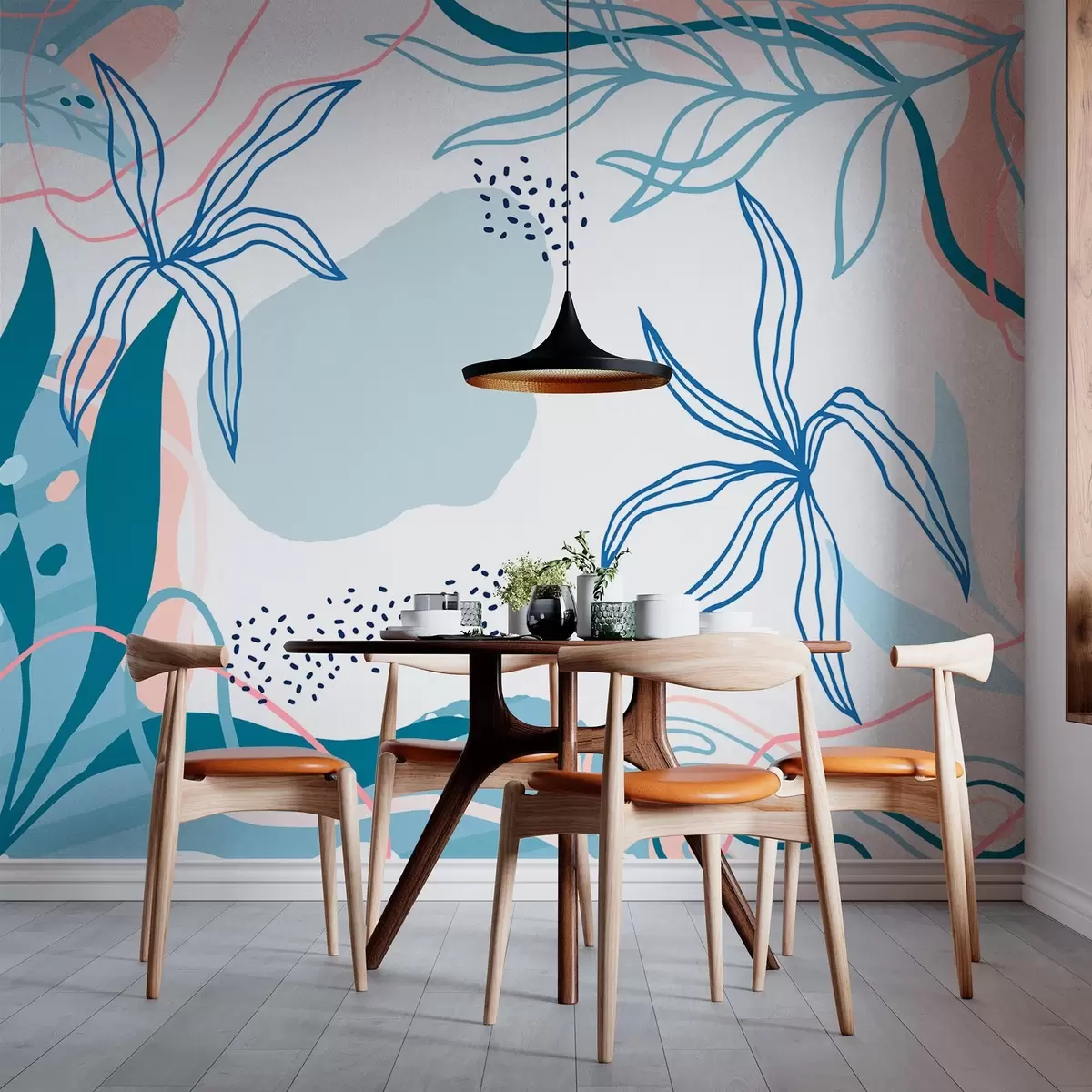 fototapet Motiv botanic abstract w03272