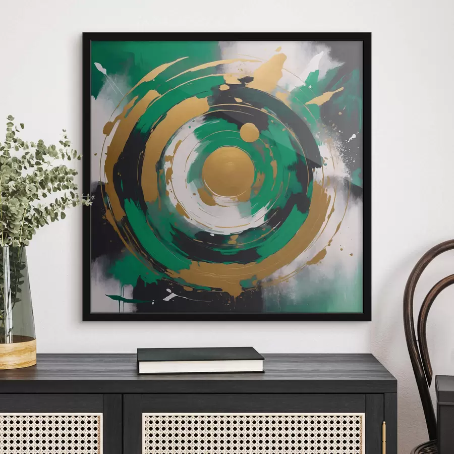 fototapet Abstracție cu un cerc f42992