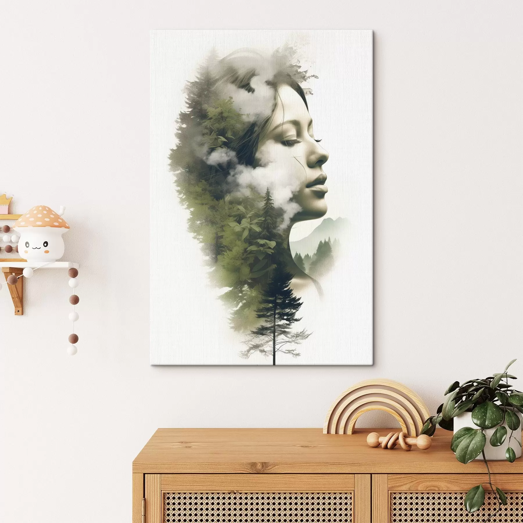 Tablouri Oameni, fată, natură, vedere abstractă s43206