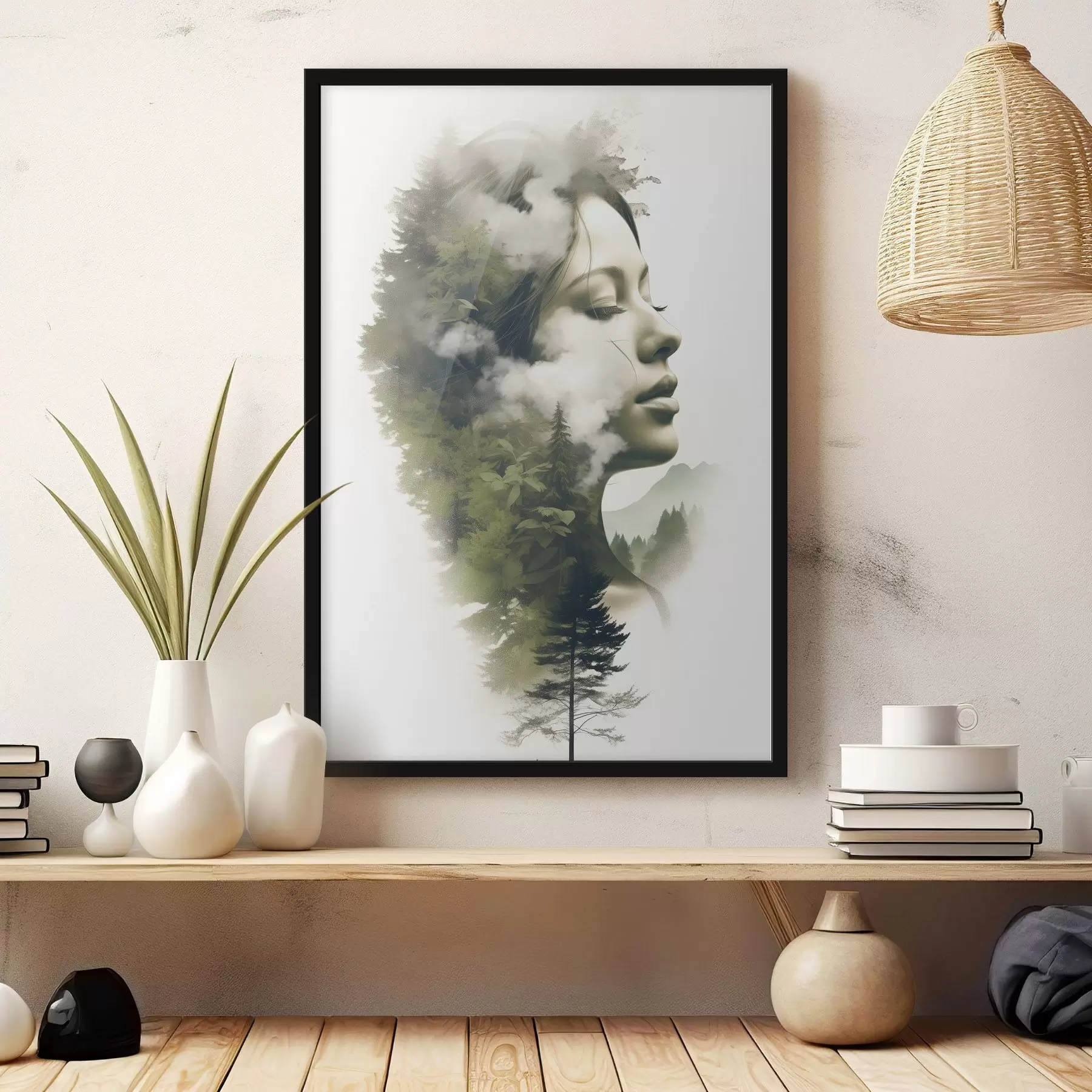 fototapet Oameni, fată, natură, vedere abstractă f43206