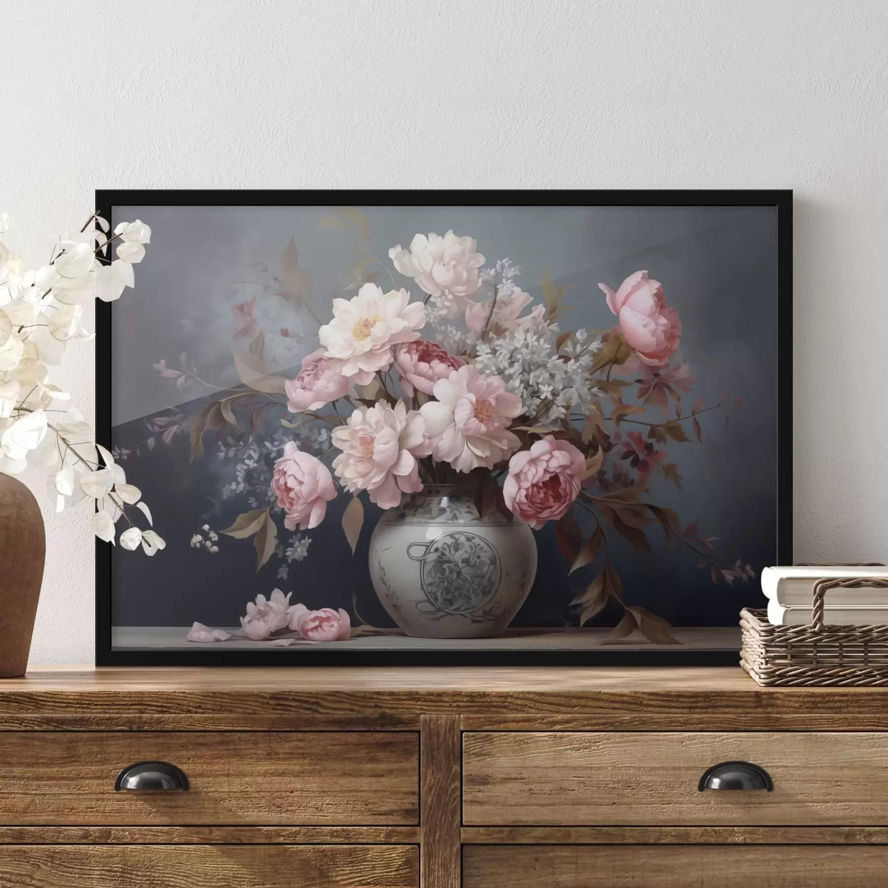 fototapet Vază vintage cu flori f43038