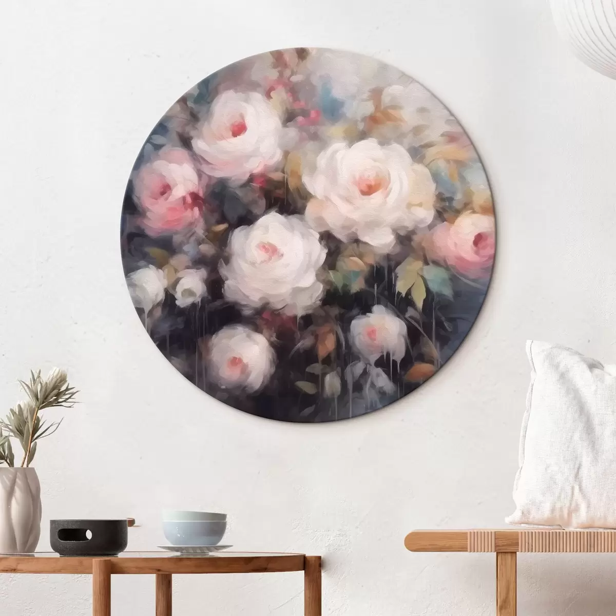 Picturi rotunde Flori de epocă r43072