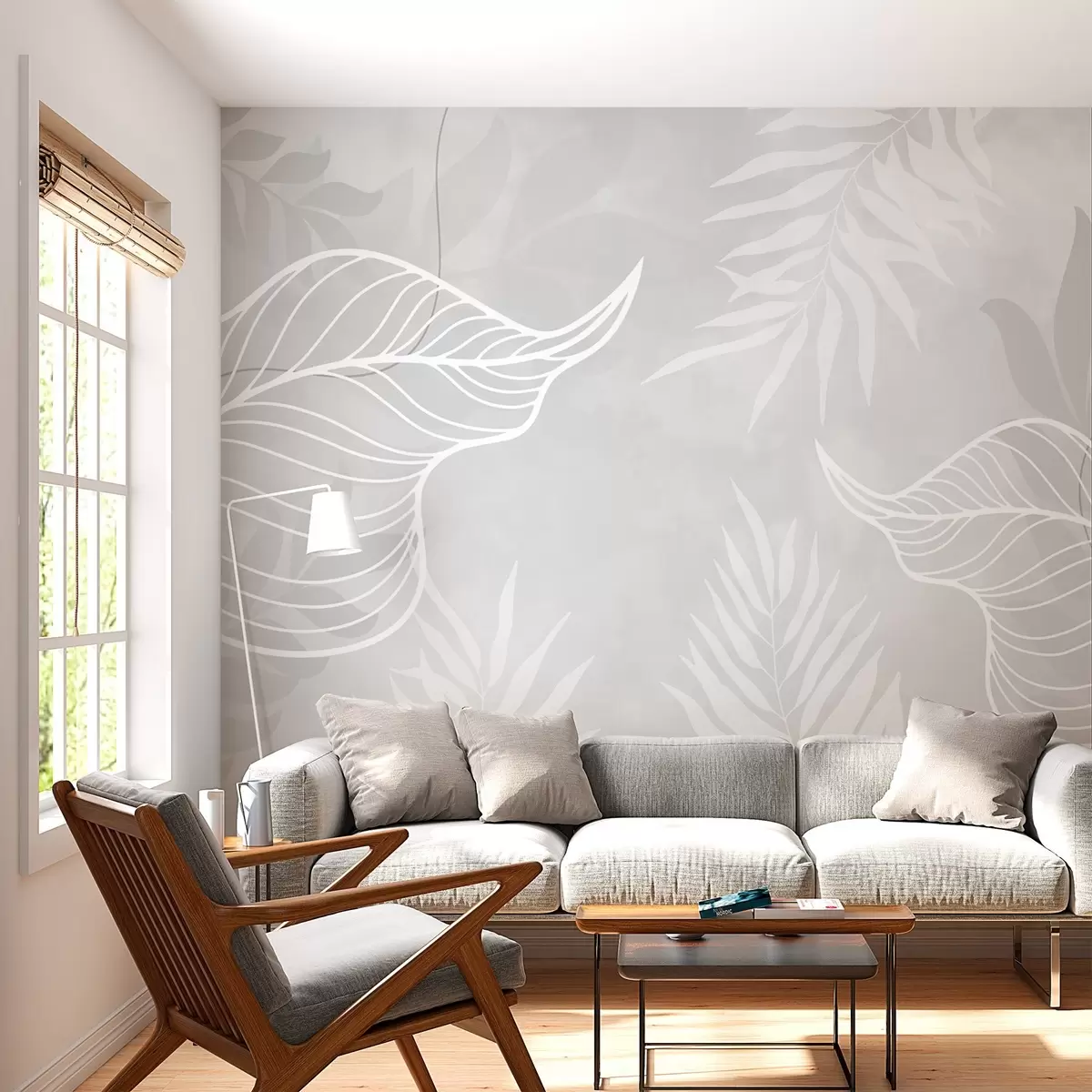 fototapet Compoziție botanică liniară w03235