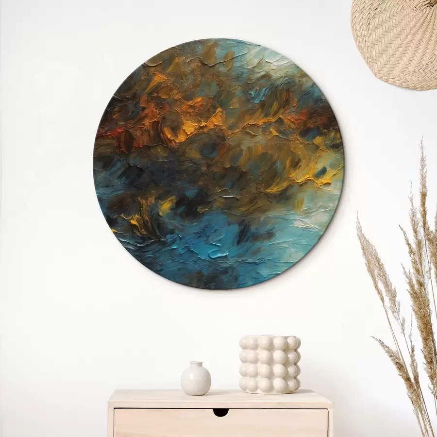 Tablouri Lac încețoșat în stilul picturii în ulei r43106