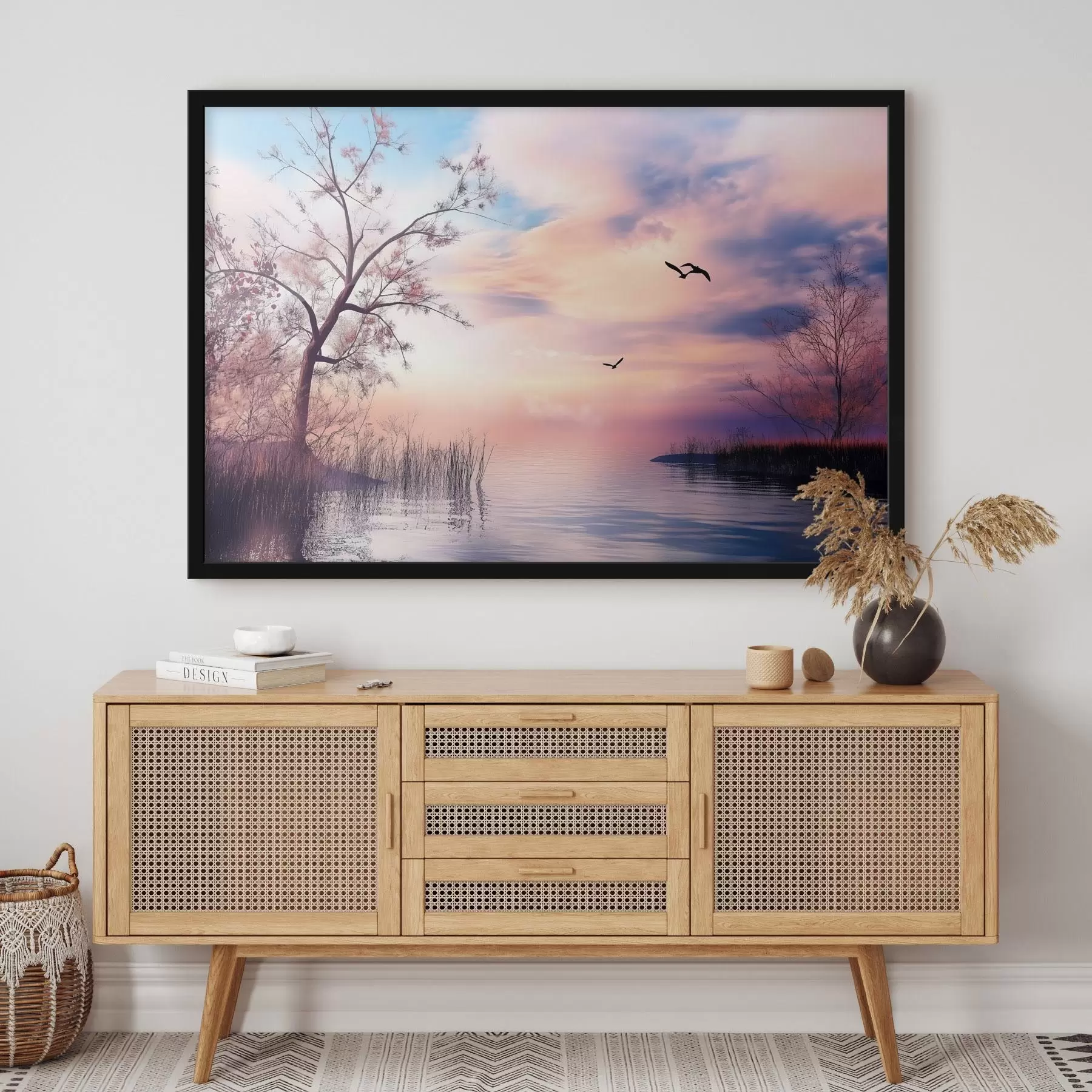 fototapet Zori pe lac f43287