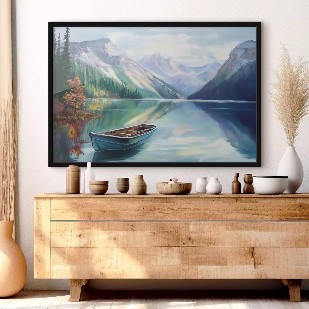 Poster Lac frumos în munți f43289