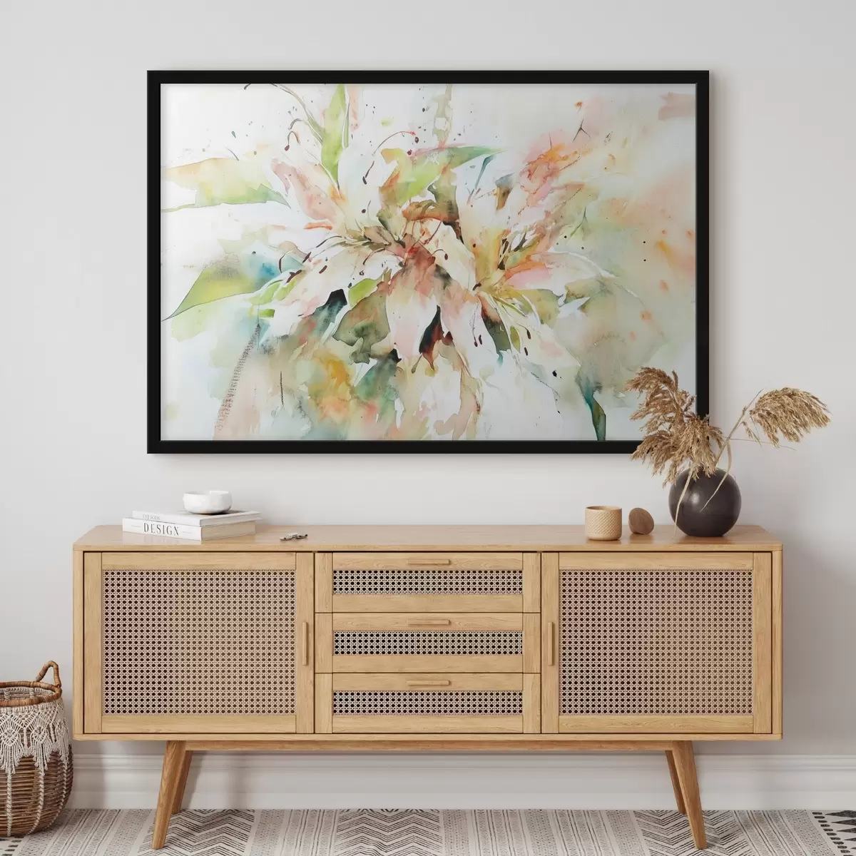 Poster Desen abstract de flori f43298