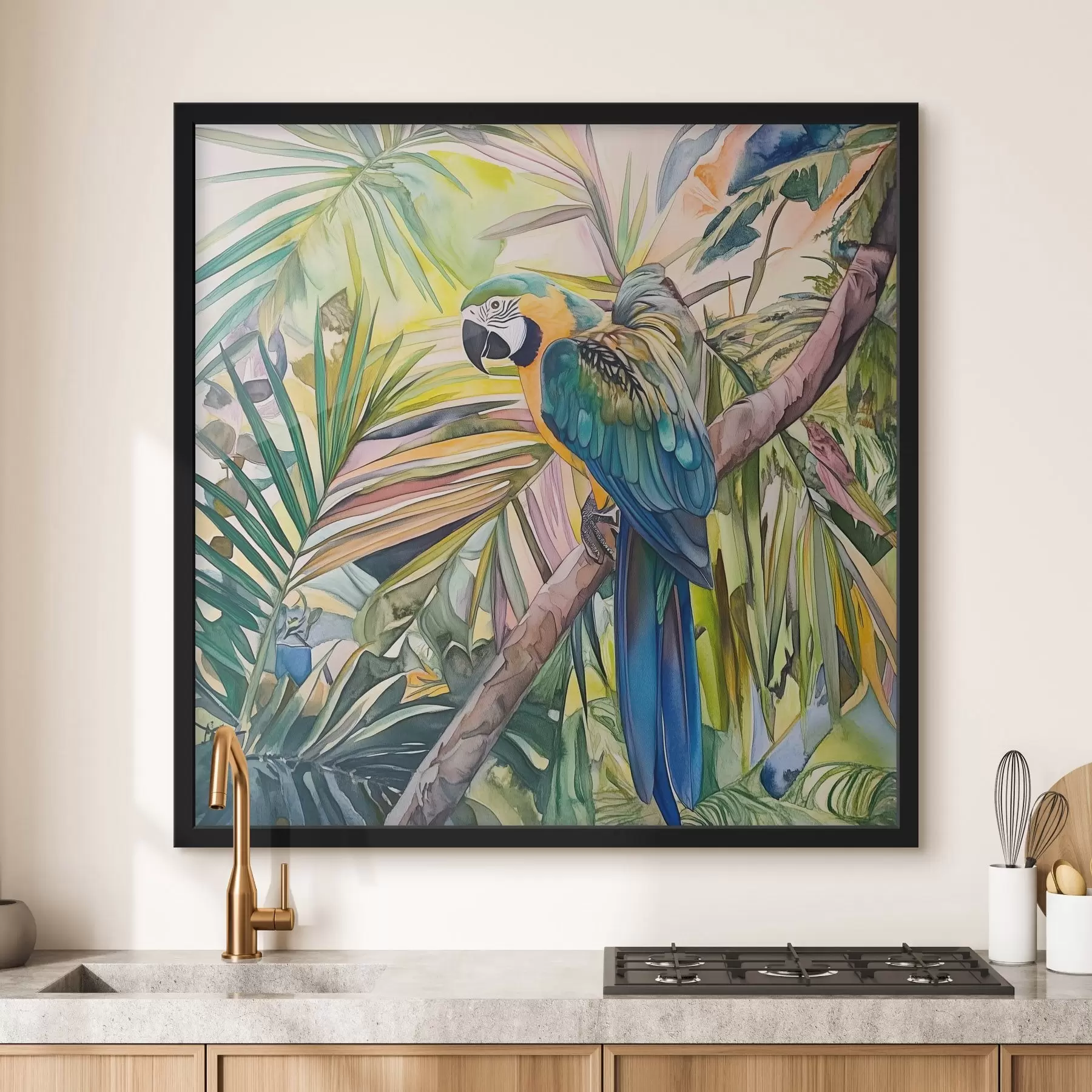 Tablouri Papagal pe un copac f43306