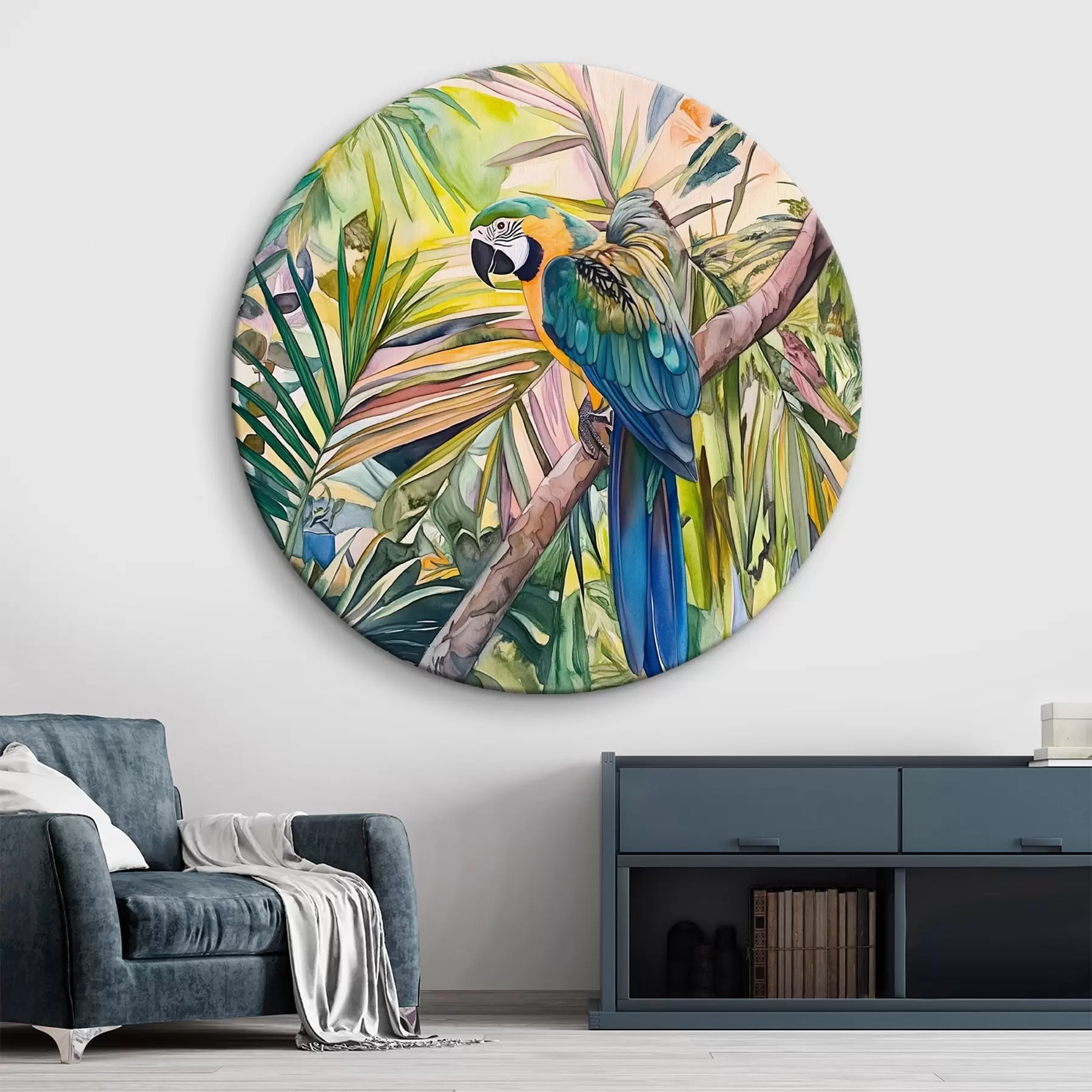 Tablouri Papagal pe un copac r43306