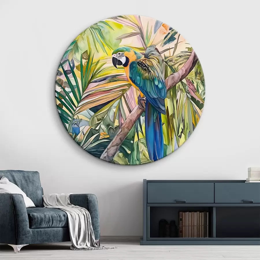 fototapet Papagal pe un copac r43306