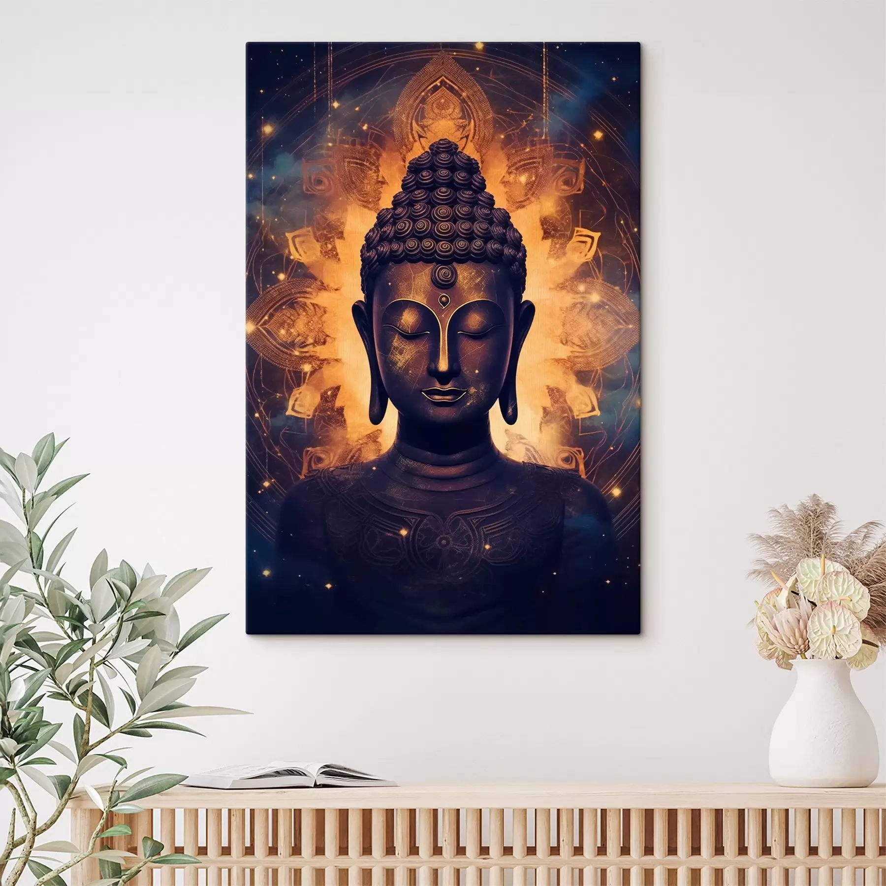 Tablouri Buddha în strălucirea energiei s43276