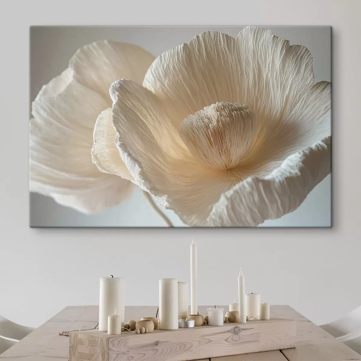 Tablouri Floare bej mare s43332