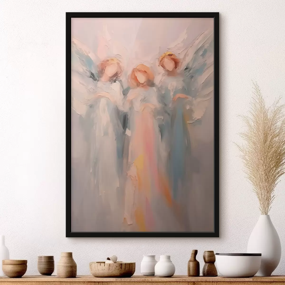 Poster Îngeri pictura imitație f43355