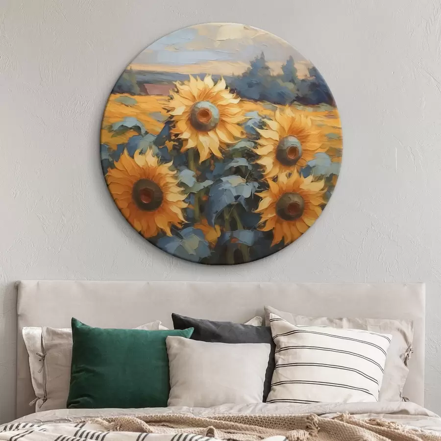 Tablouri Pictura imitație floarea-soarelui r43359