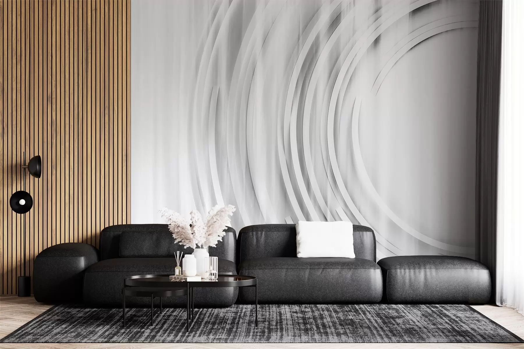 fototapet Inele haotice abstracte w08929v2