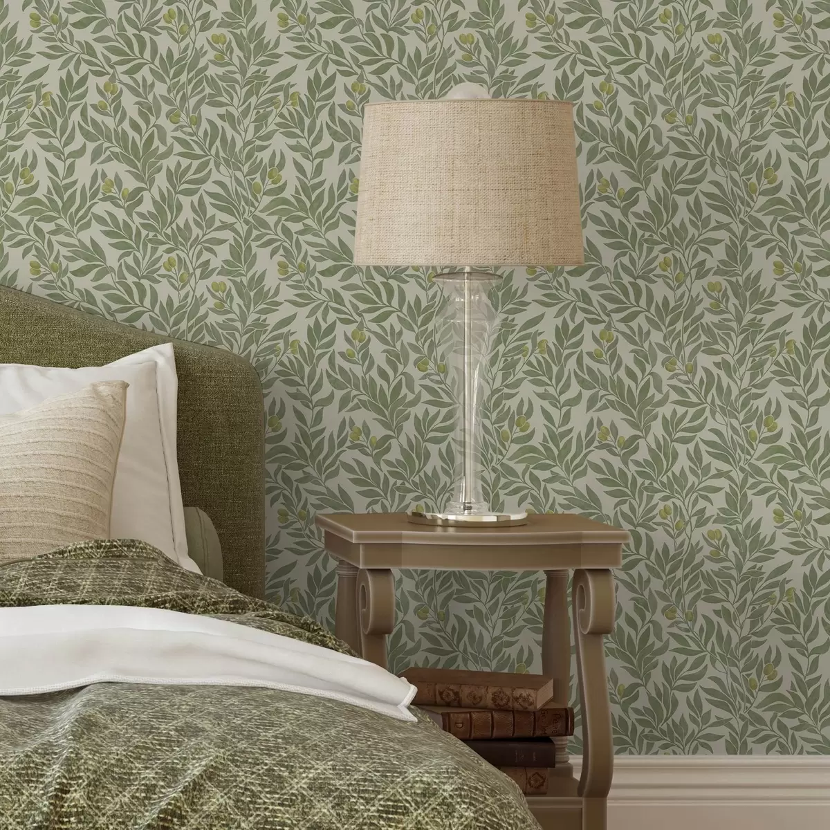 Wallpaper Ramuri verzi de măslin a00026