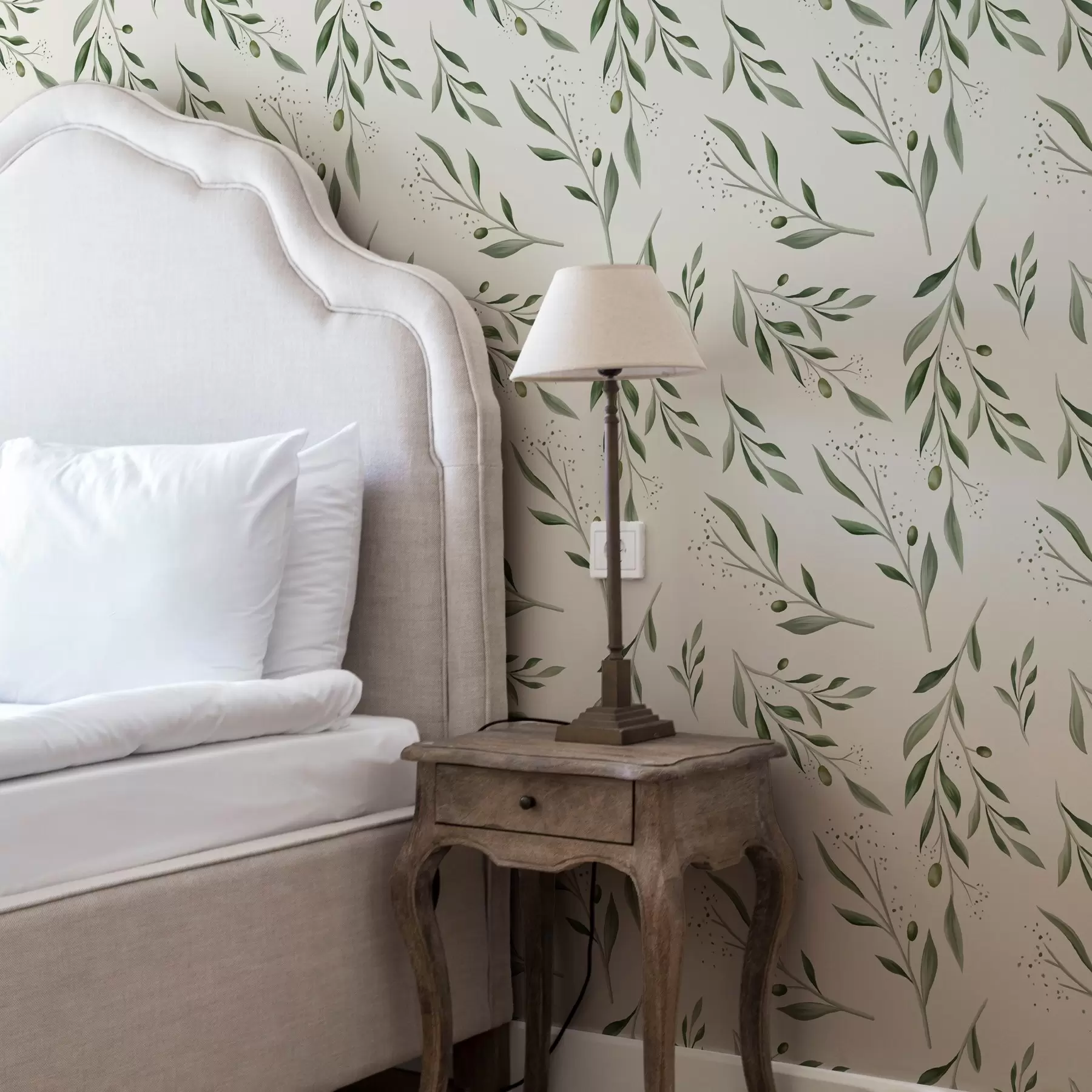 fototapet Ramuri de măslin verde delicat a00030