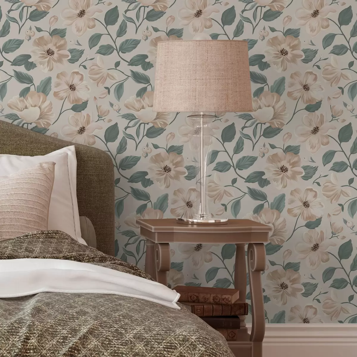 Wallpaper Aranjament floral delicat în culori pastelate a00043