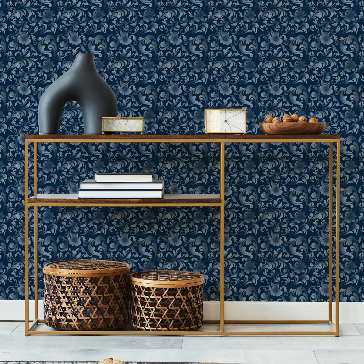 Wallpaper Modele ușoare pe fundal albastru a00084v1