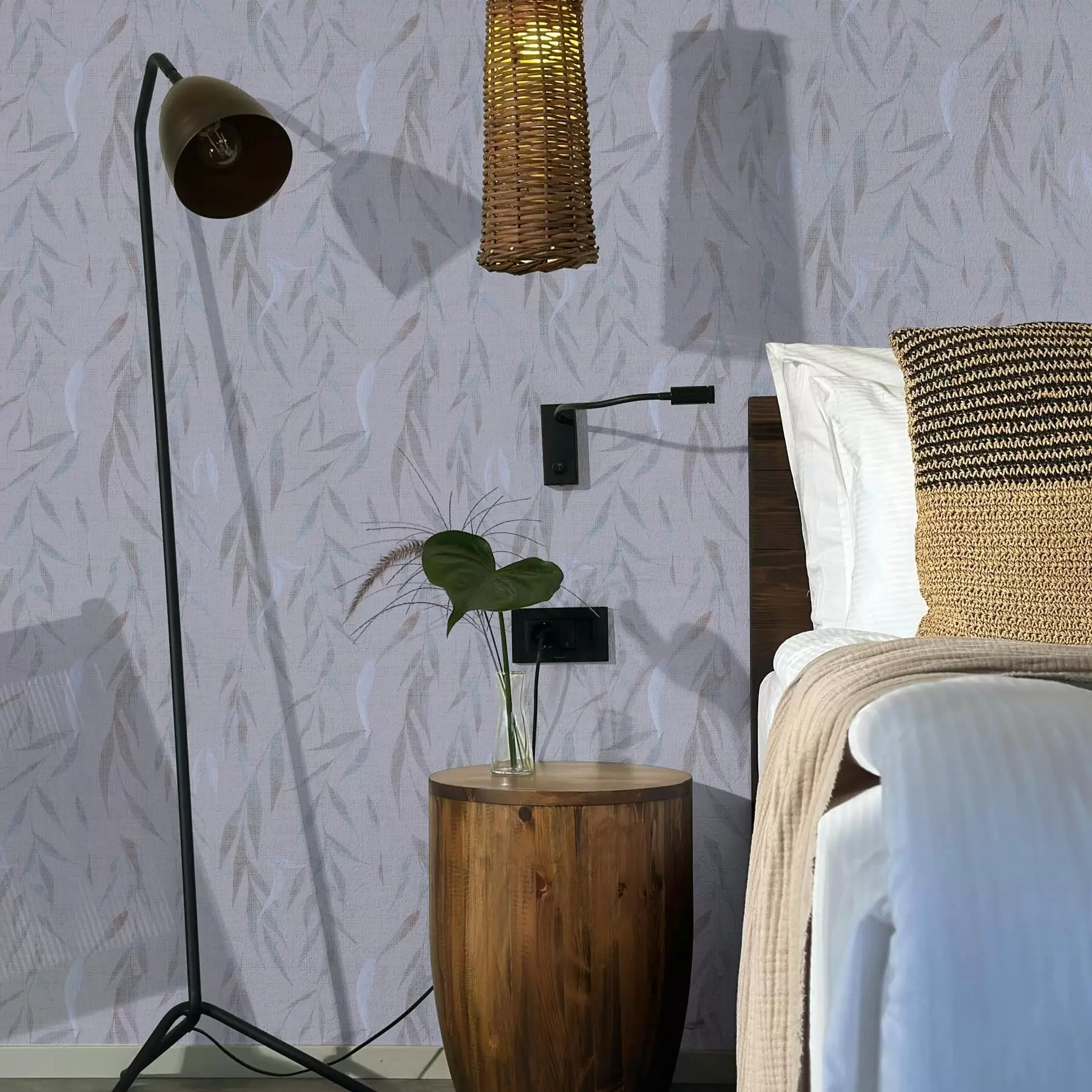 fototapet Ramuri suspendate cu frunze a00095