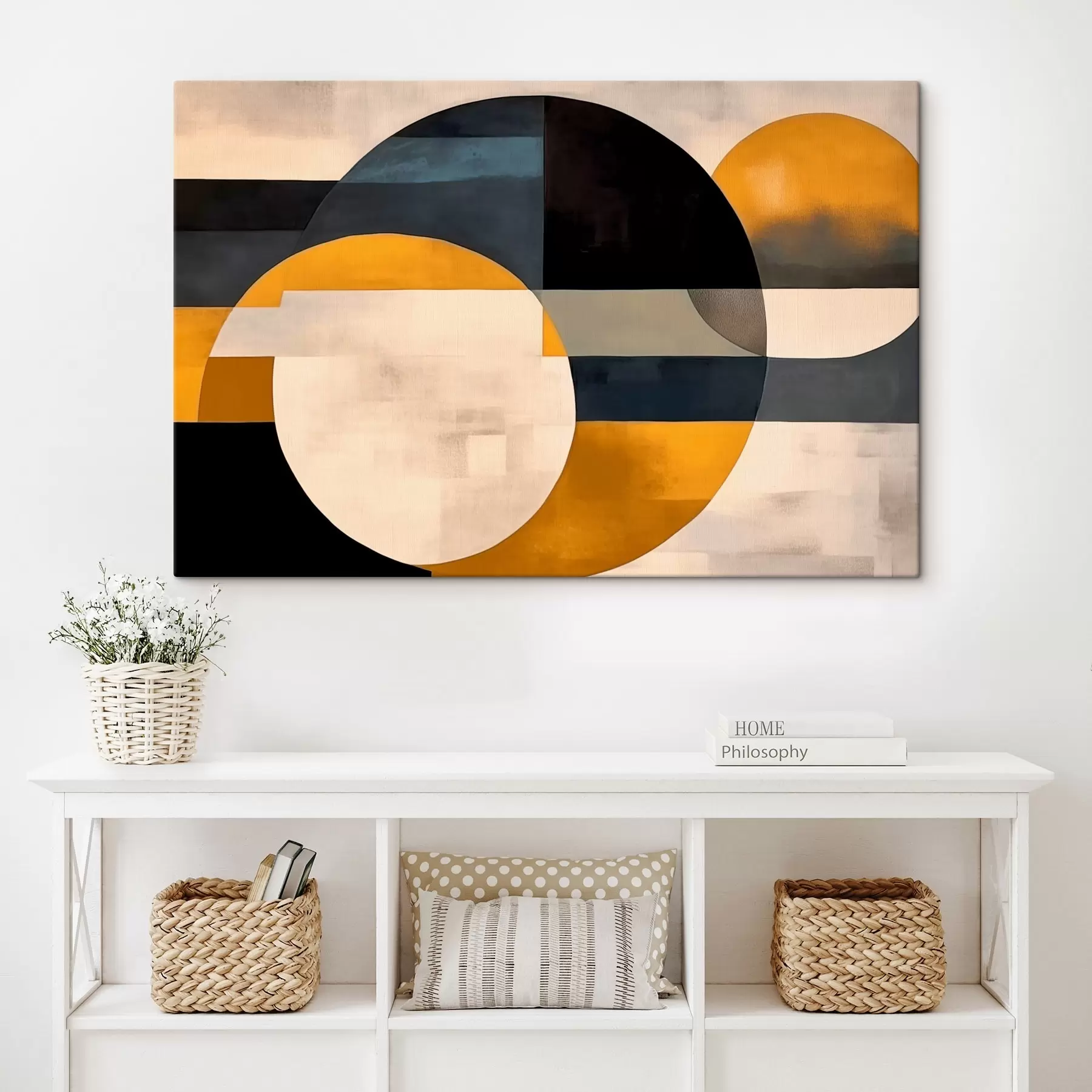 Tablouri Compoziție geometrică în stil minimalist s43419