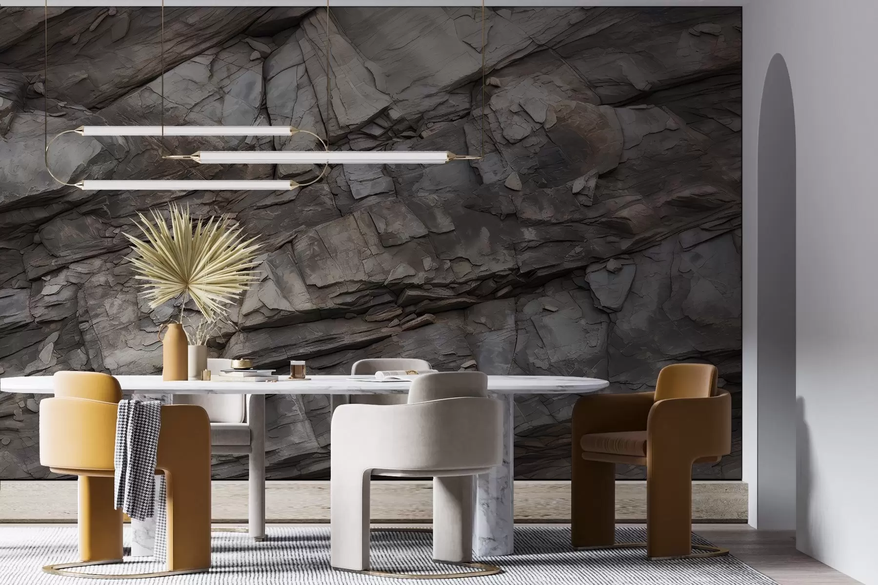 fototapet Perete de stâncă pictat w03554