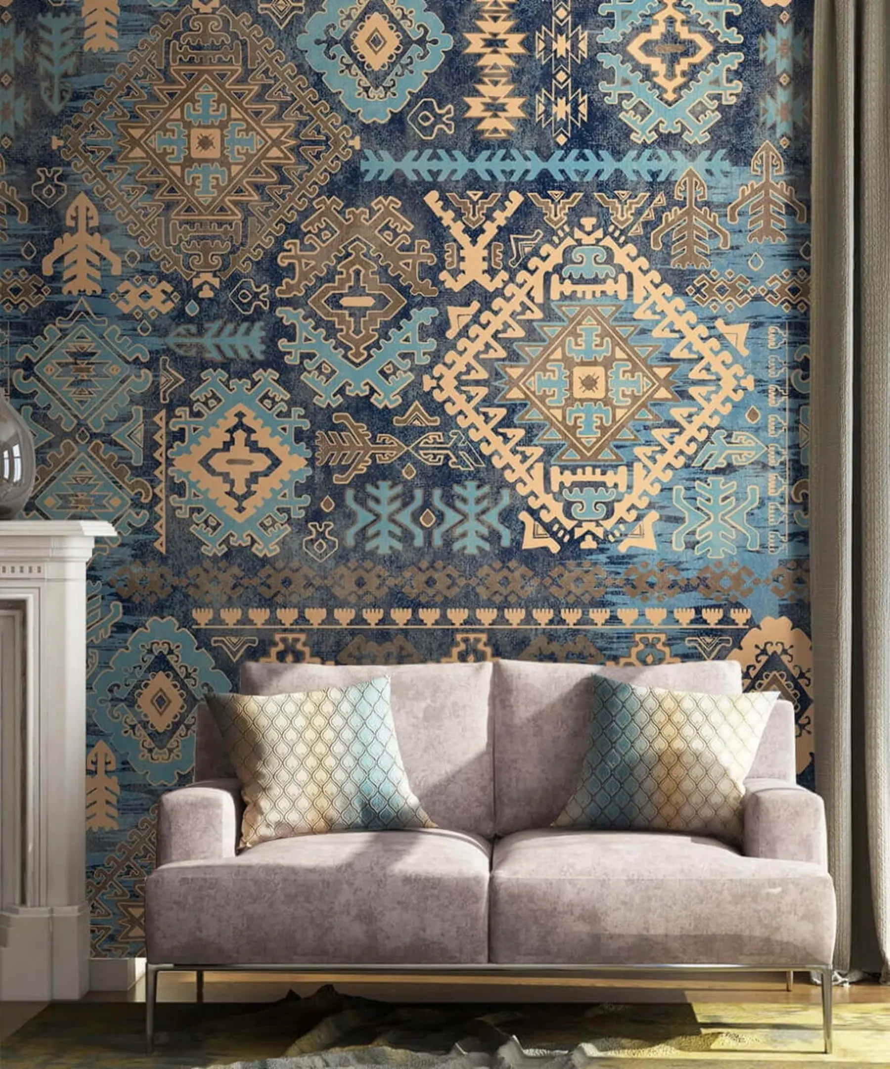 fototapet Ornamente georgiene u52877