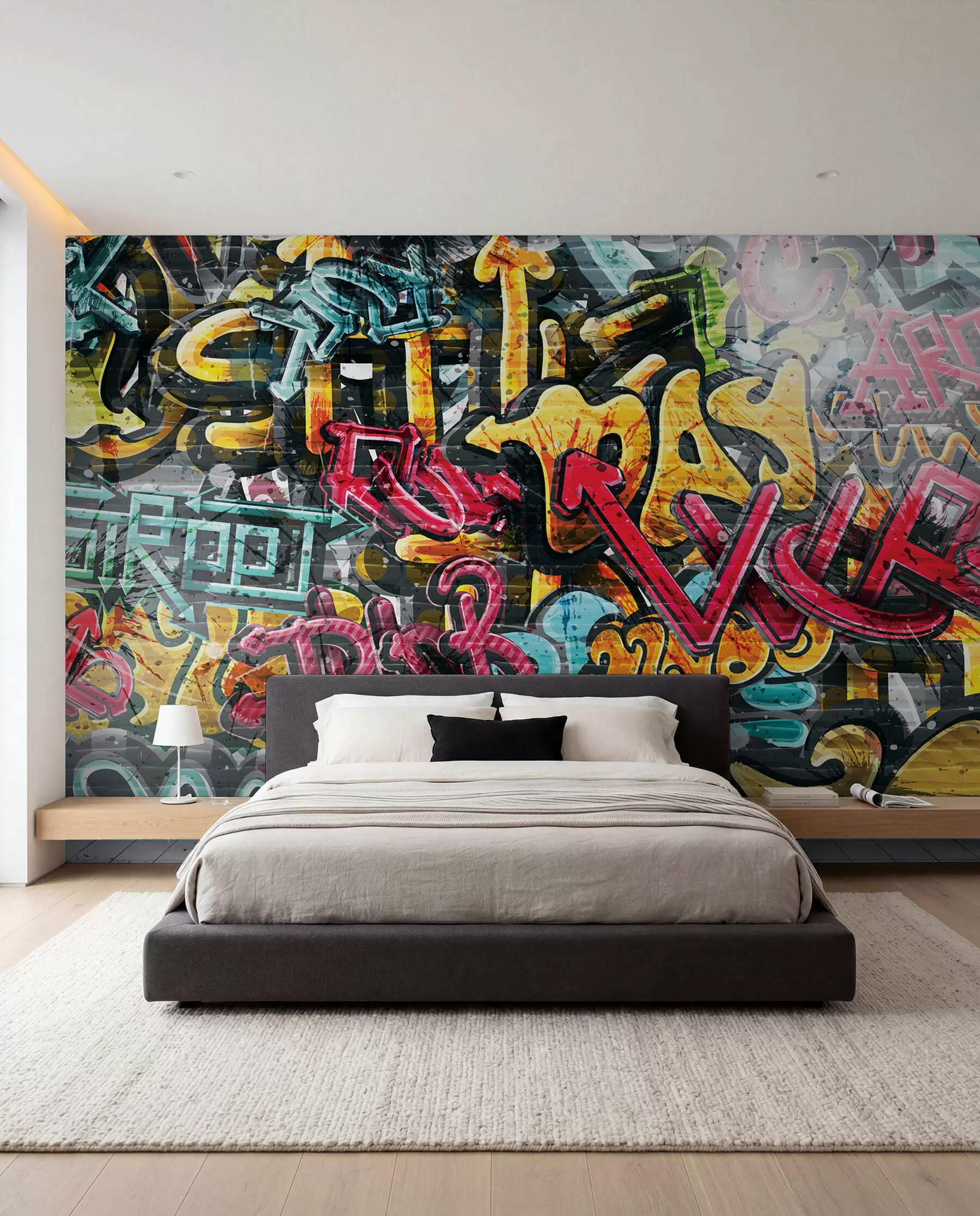 fototapet Vopsea de artă, vopsea e graffiti u56045