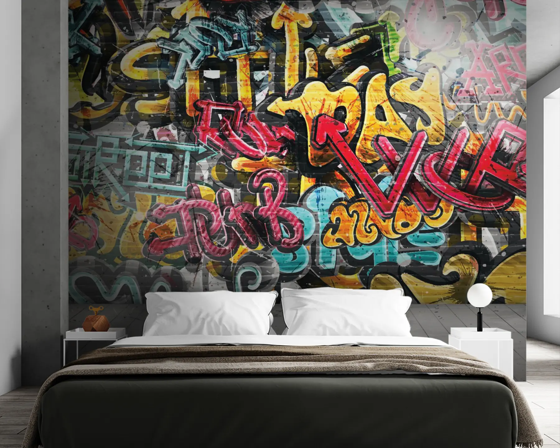 fototapet Vopsea de artă, vopsea e graffiti u56045