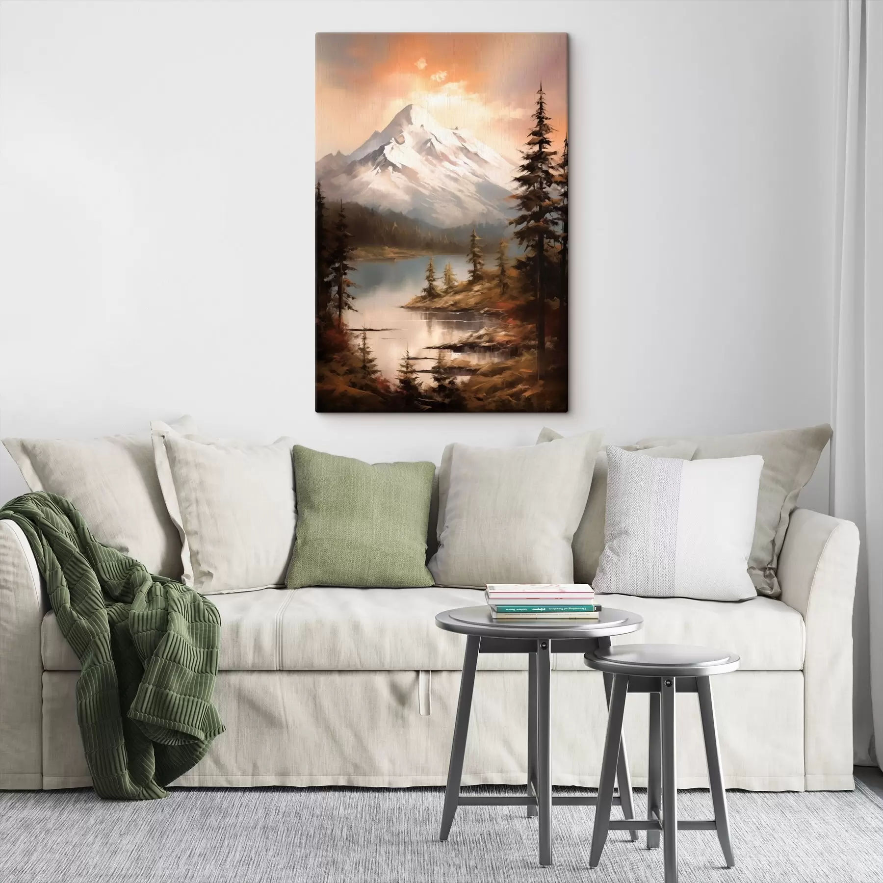 Tablouri Priveliște naturală a munților, râu s43543