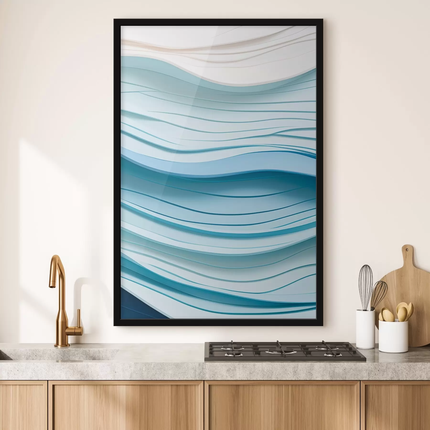 fototapet Valuri de culoare blânde f43584