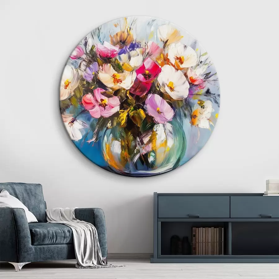 Tablouri Buchet delicat în stil pictură în ulei r43913