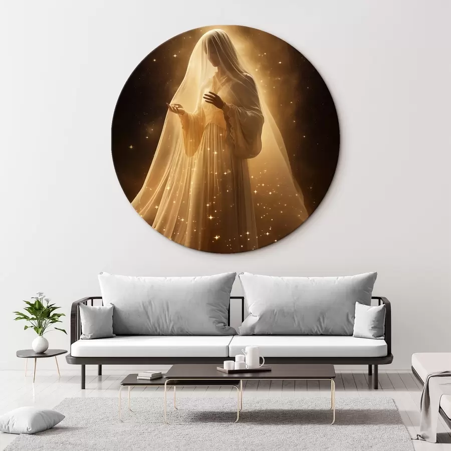 Tablouri Fata în rochie pe fundal întunecat r43470