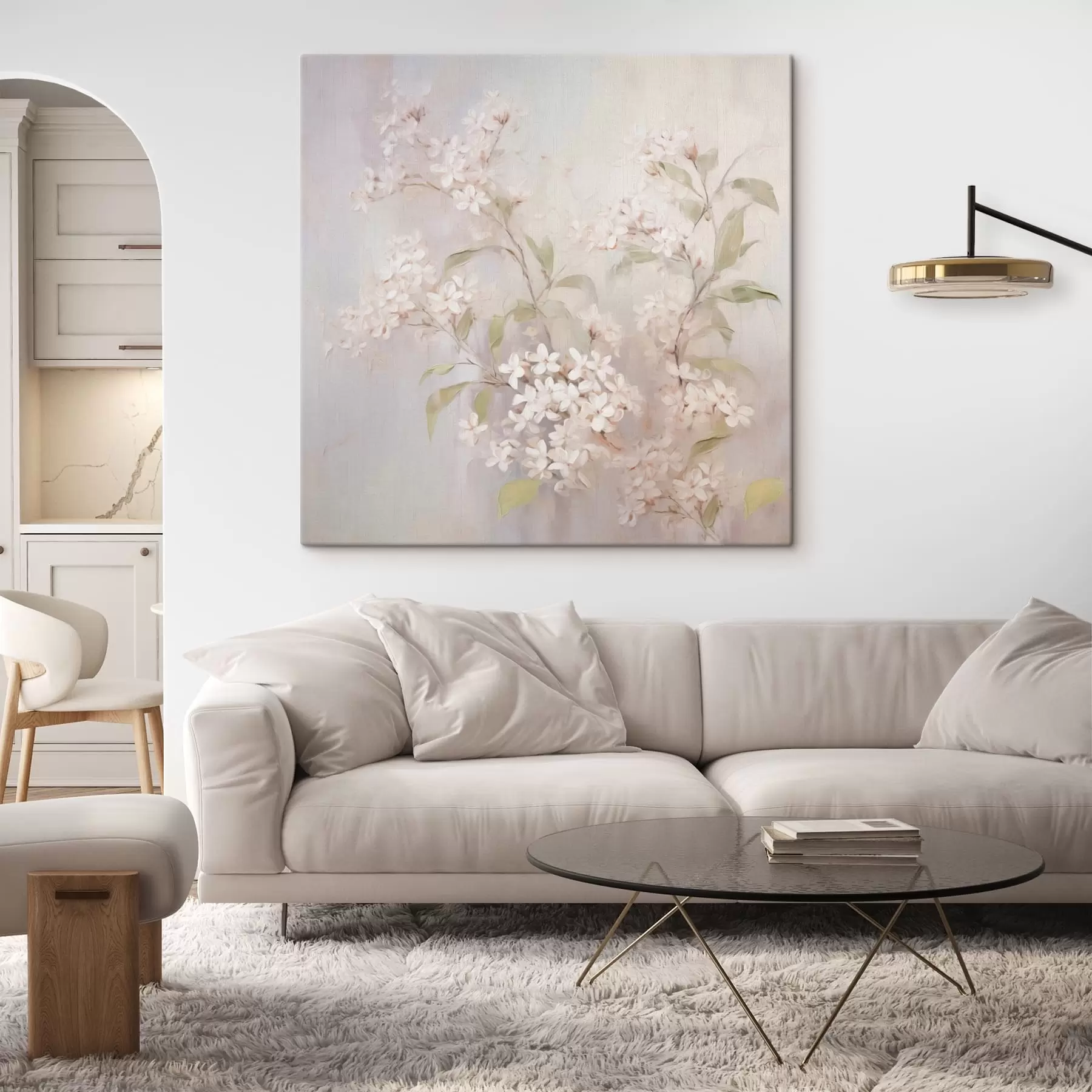 fototapet Creangă cu flori natură s43493