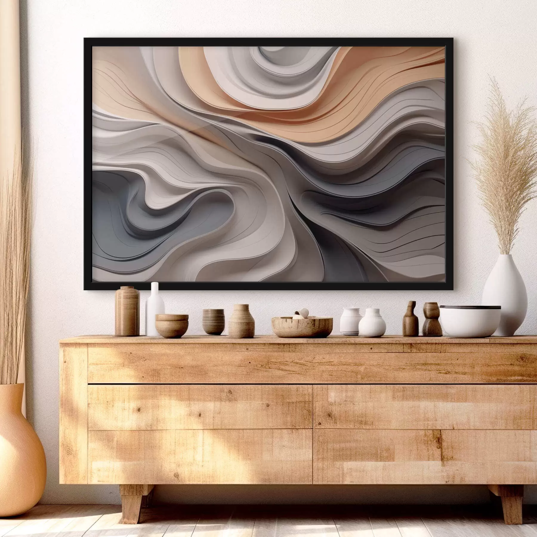 fototapet Abstracție elegantă a valurilor f43234