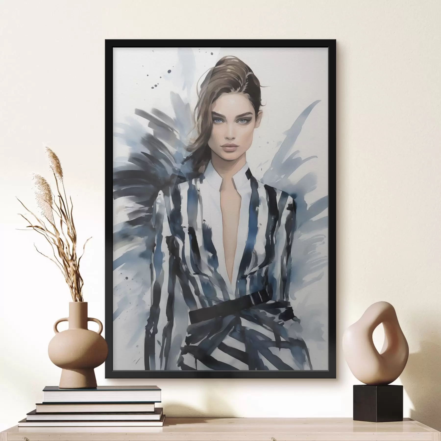 fototapet Spectacol de modă pentru fete stilate f43491