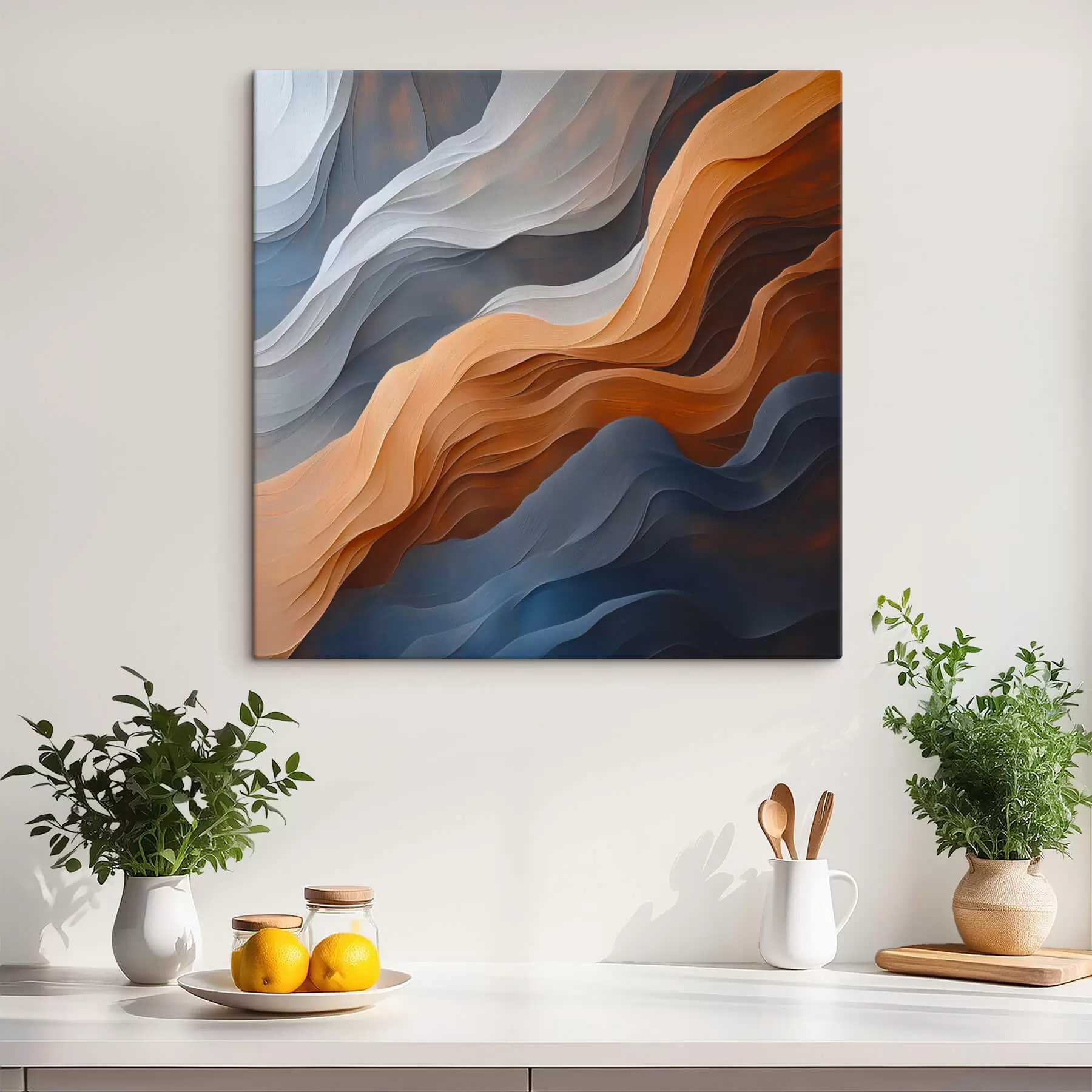 Tablouri Abstracție cu valuri s43000